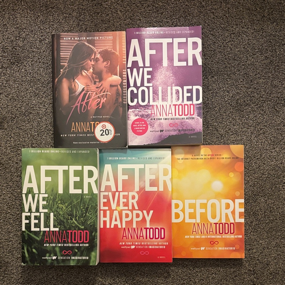 Anna Todd Book Set - After Series